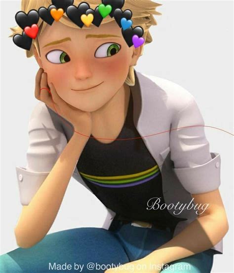 adrien blushing